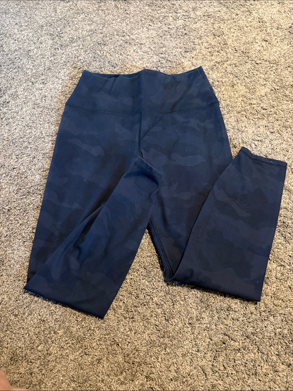 High-Rise Black Camo Performance Leggings